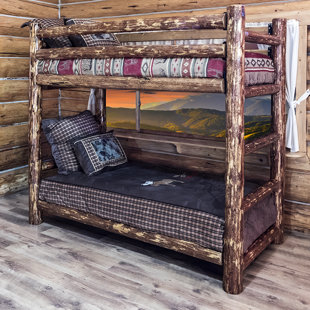 log loft bed