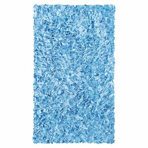 Hand-Woven Blue Area Rug