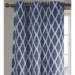 Kittattinny Geometric Blackout Curtain Panels (Set of 2)