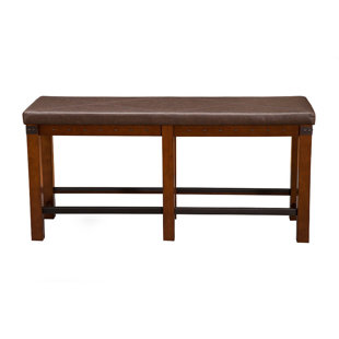 Go to store & view more images Millwood Pines Yamamoto Counter Height Wood Dining Bench