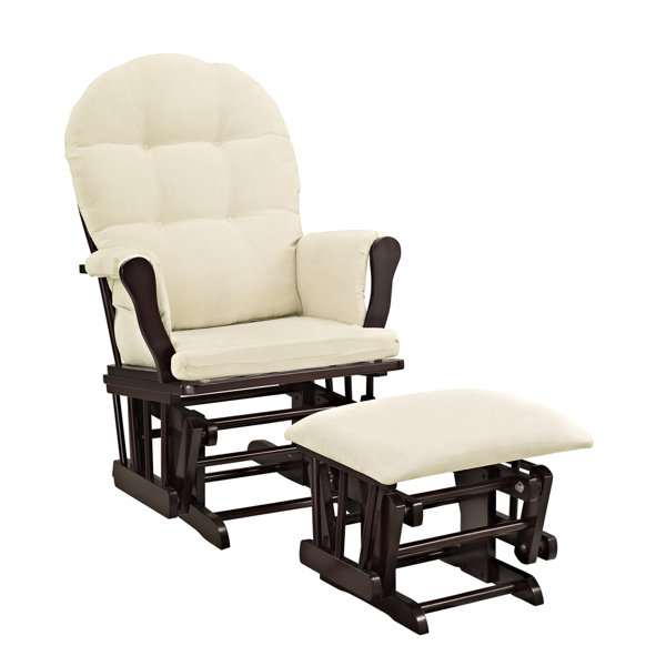 tan nursery glider