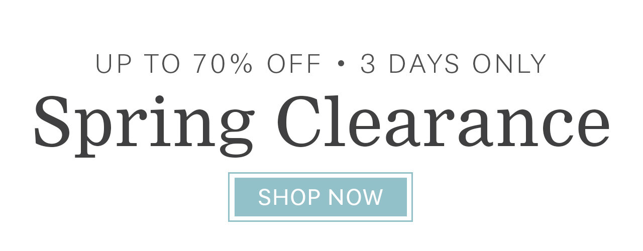 Spring Clearance