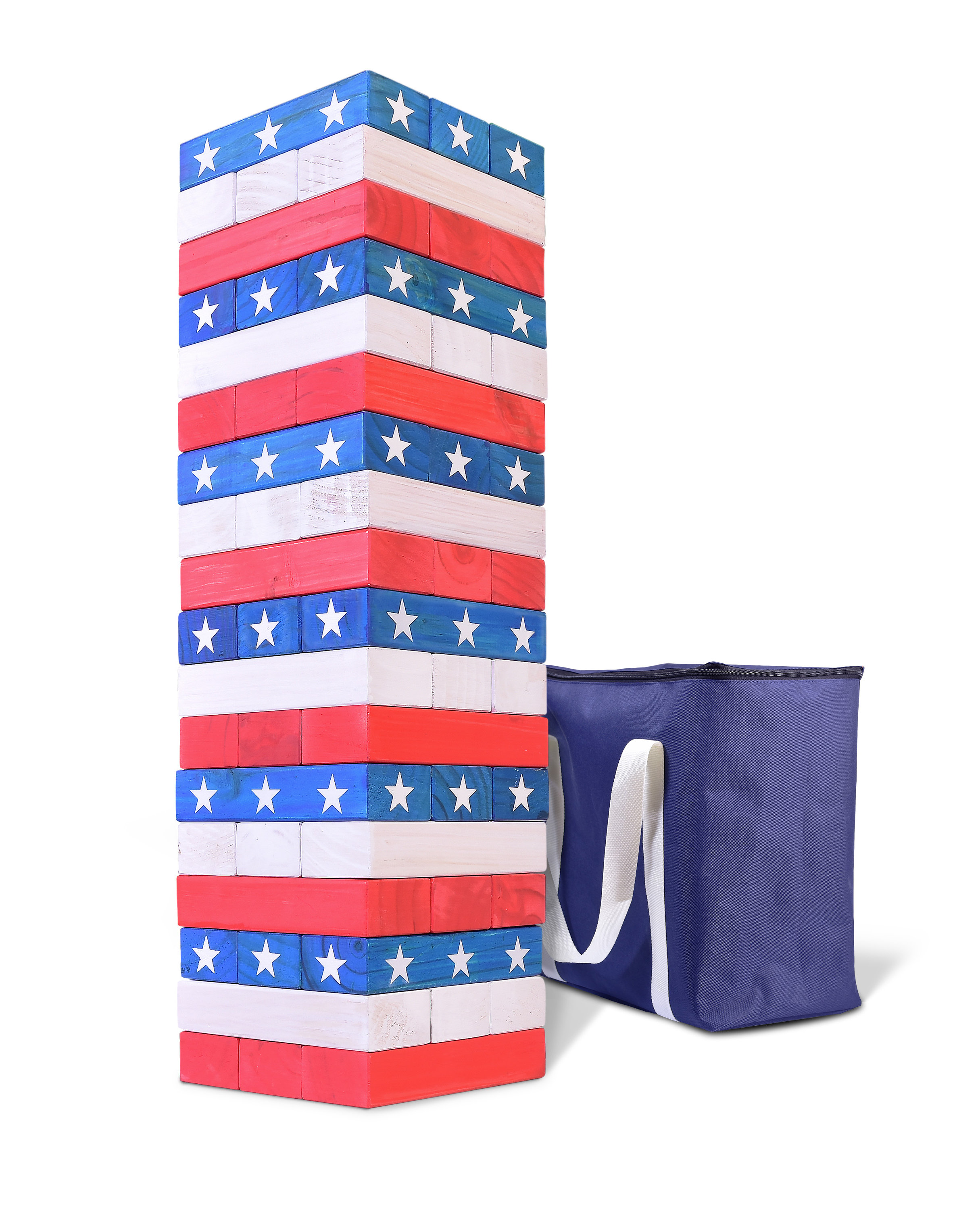 GoSports Stackin' Stars and Stripes Giant Board Game & Reviews | Wayfair