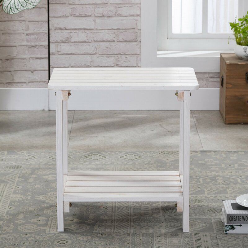 Rosecliff Heights Rothesay Solid Wood Side Table Wayfair