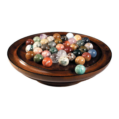 Semi Precious Solitaire Complete Game Set Authentic Models