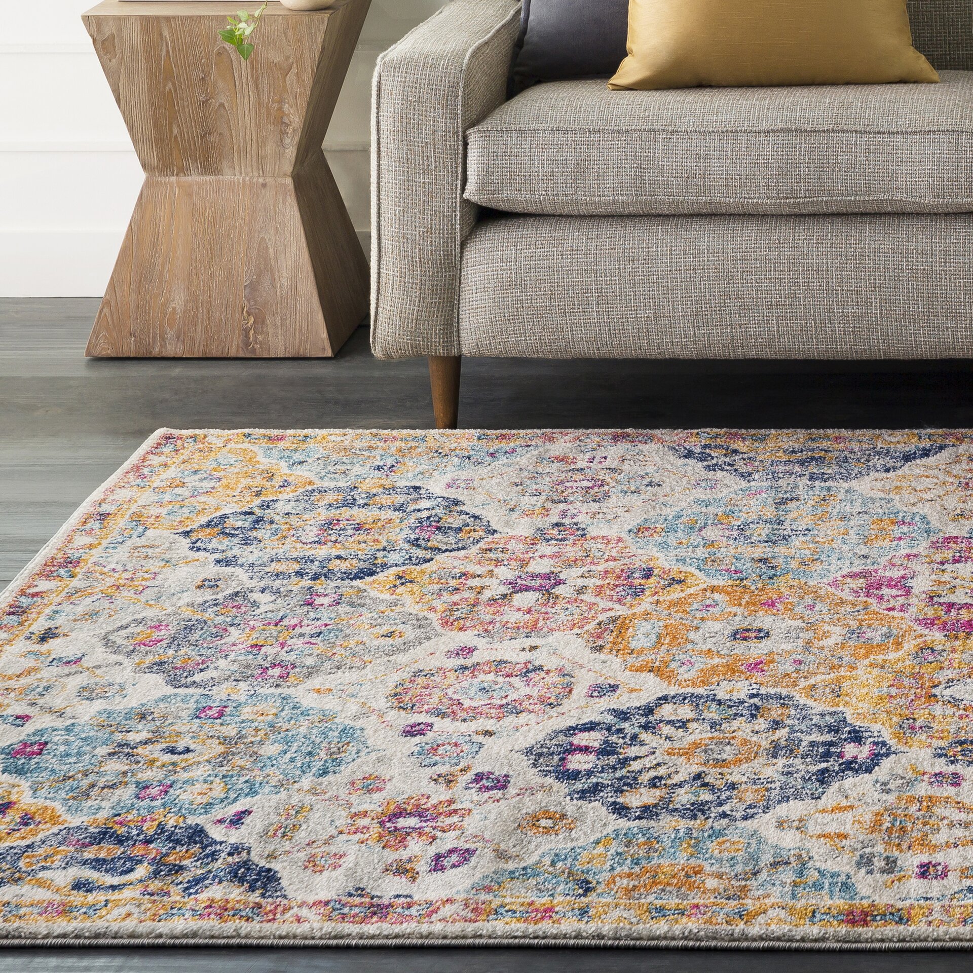 Blue Area Rug Best Skiles Ivoryblue Area Rug Montelimar