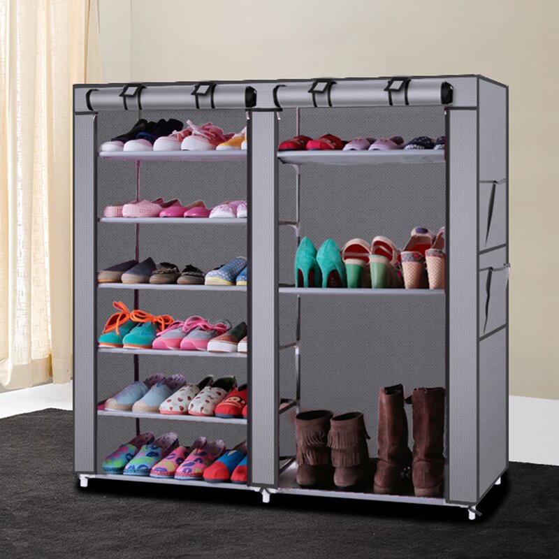 Rebrilliant 36 Pair Shoe Storage Cabinet Reviews Wayfair