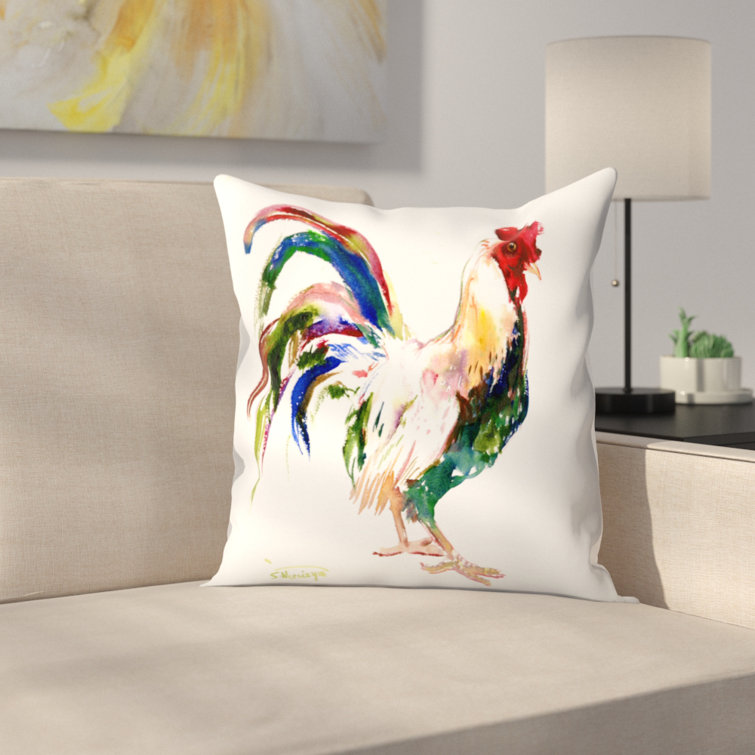rooster throw pillows