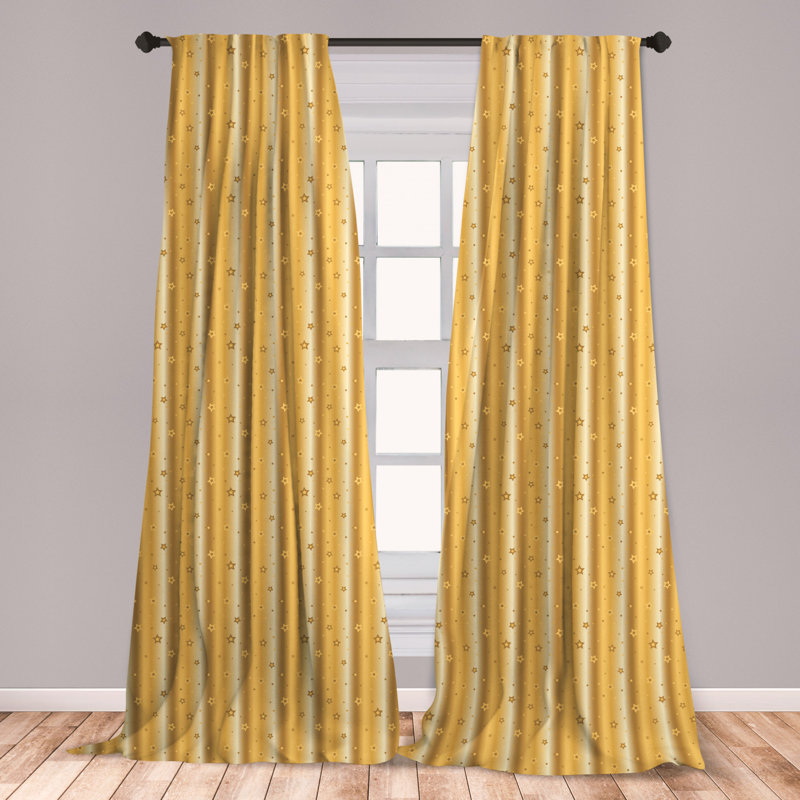 East Urban Home Star Abstract Room Darkening Rod Pocket