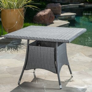 Moonya Wicker Square Bistro Table