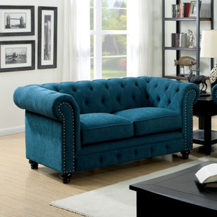 Molimo Chesterfield Loveseat by Darby Home Co Fresh