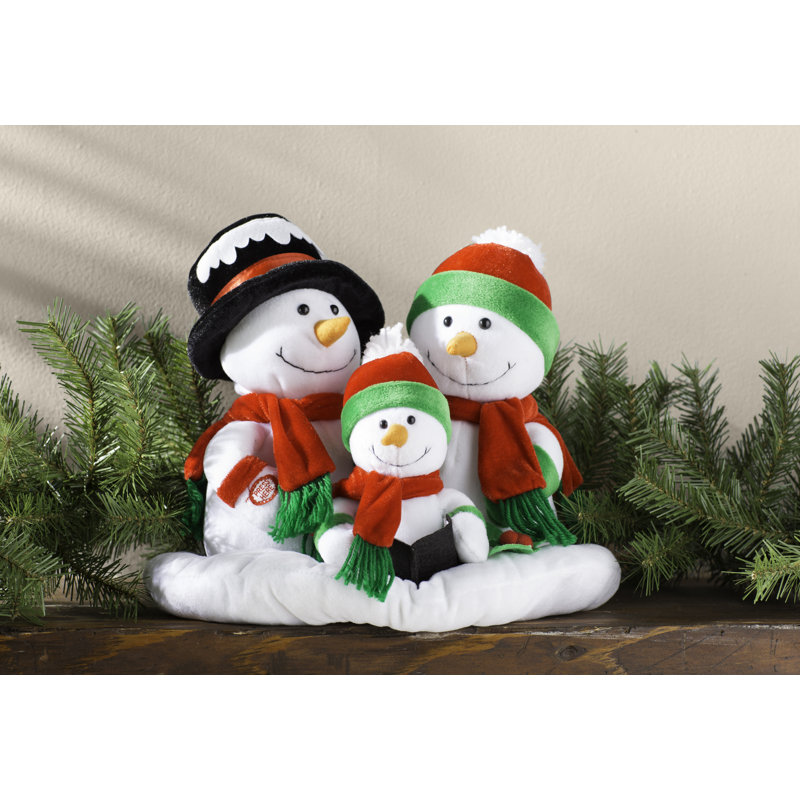 plush singing snowman