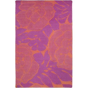 Abigail Hot Pink/Coral Area Rug