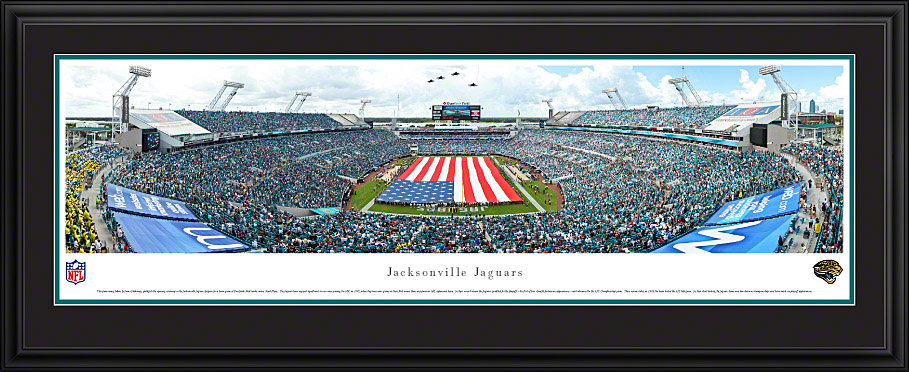 Vault W Artwork Nfl Jacksonville Jaguars Opening Ceremony Deluxe By James Blakeway Framed Photographic Print Wayfair