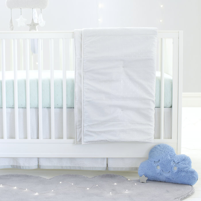 glitter crib skirt