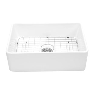 30 Inch White Farmhouse Sink Wayfair Charleston Reversible 30 X 20 Farmhouse Kitchen Sink With Basket Strainer