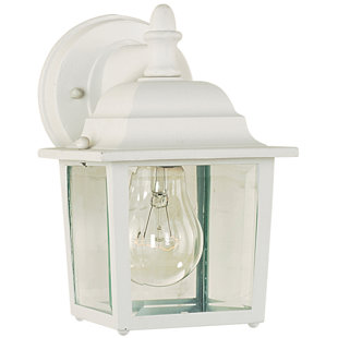 Go to store & view more images Three Posts Fry 1-Light Outdoor Wall Lantern