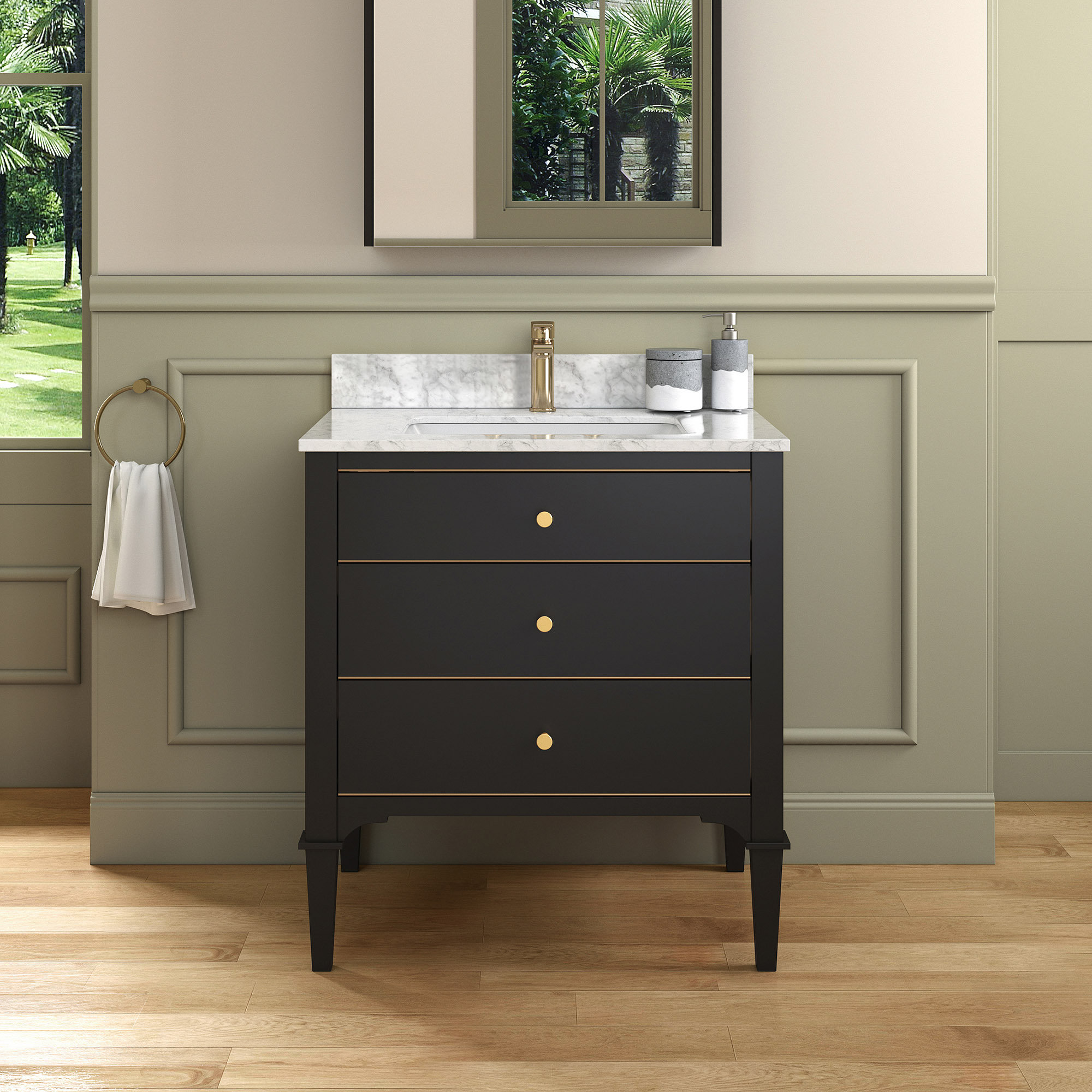 Rosdorf Park Fleuridor 31" Single Bathroom Vanity Set Wayfair