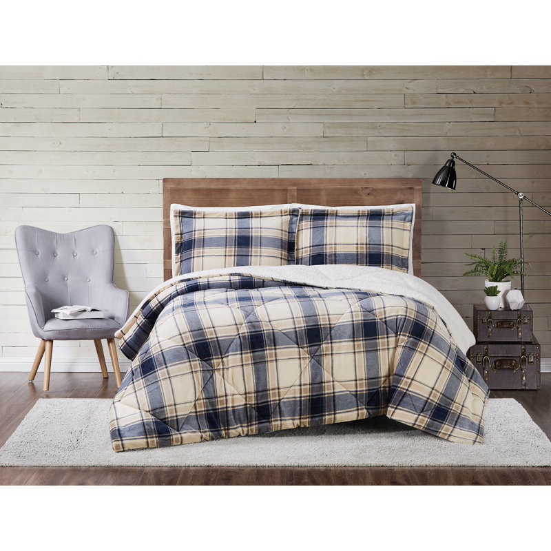 Blue Truly Soft Cuddle Warmth Twin XL Comforter Set in Cabernet Blue Truly Soft Cuddle Warmth Twin XL Comforter Set in Cabernet
