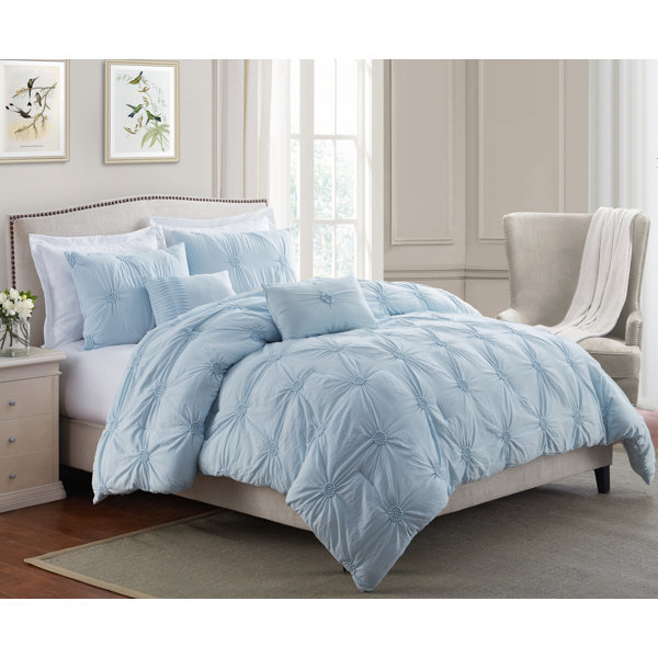 grey and blue bedding sets