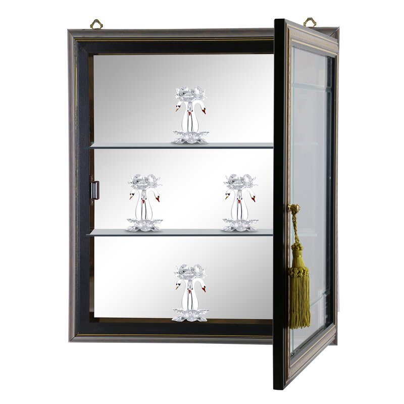 Astoria Grand Stolle Wall Mounted Curio Cabinet | Wayfair