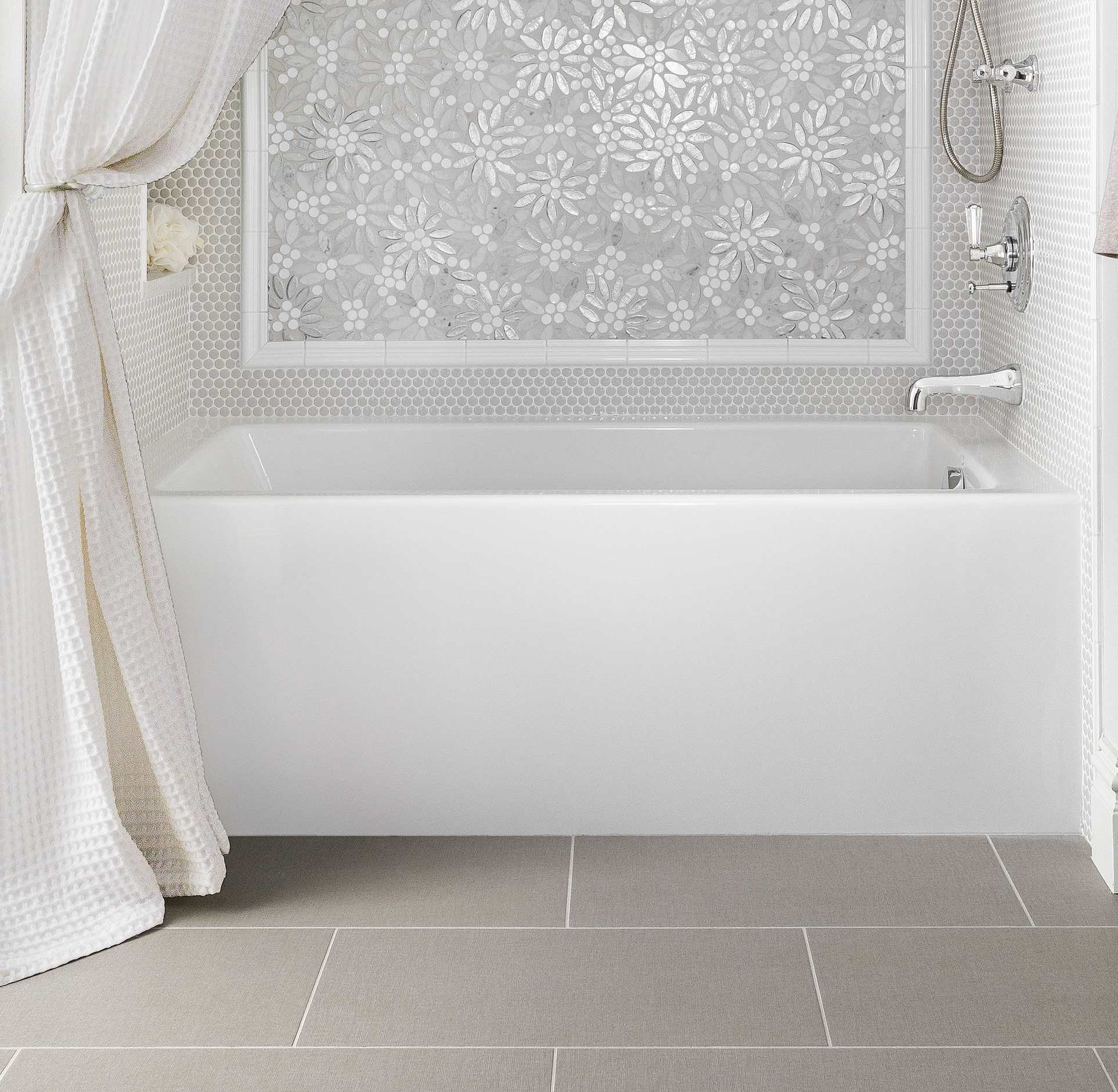 Hydro Systems Designer 72" x 32" Alcove Soaking Acrylic Bathtub & Reviews Wayfair