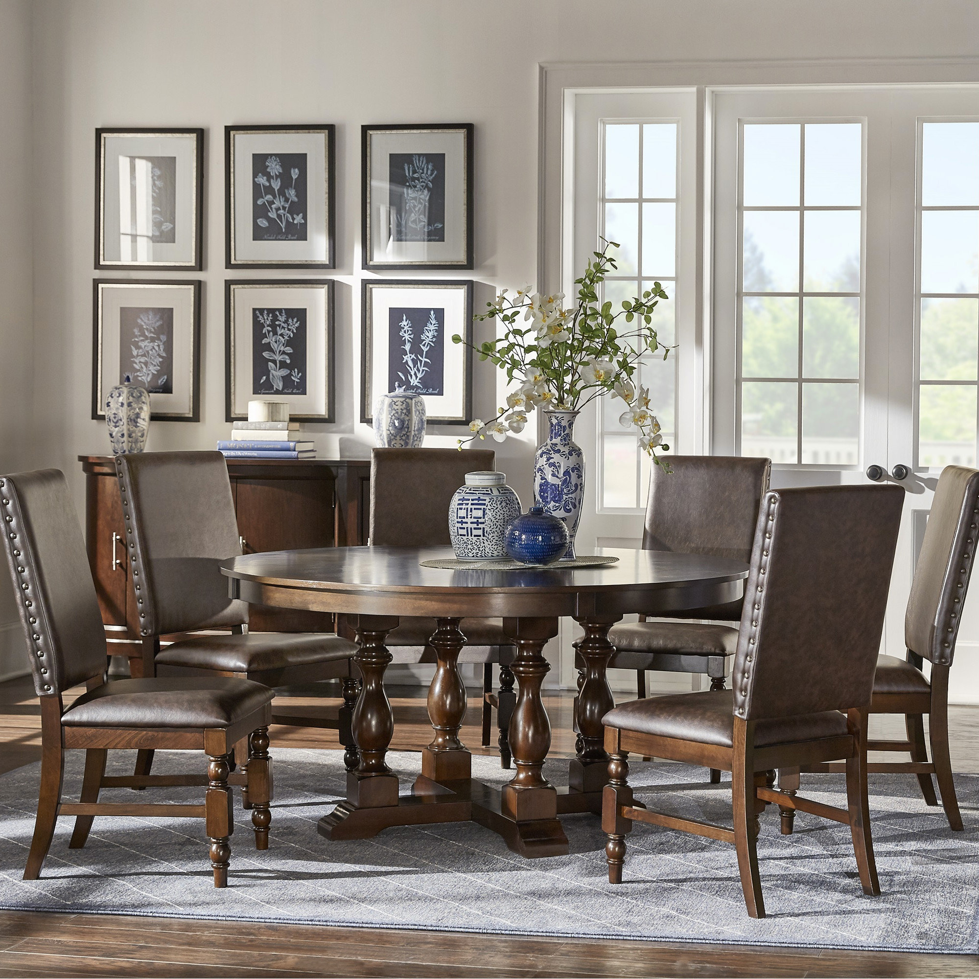 Darby Home Co Kingsley 7 Piece Dining Set Wayfair Darby Home Co Kingsley 7 Piece Dining