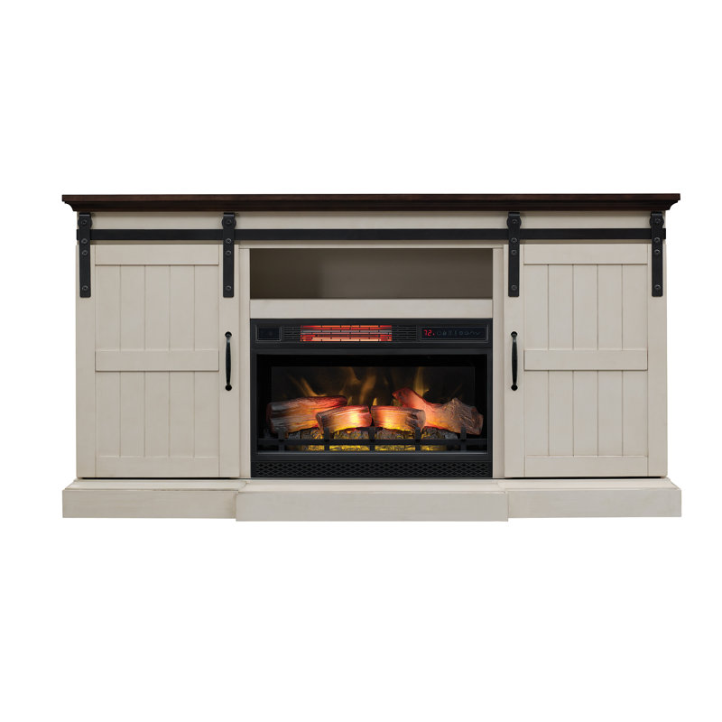 Glendora 66 5 Tv Stand With Electric Fireplace Joss Main