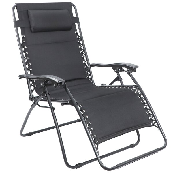 reclined lawn chair