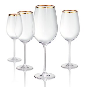 Gold Band Bordeaux 25 oz Wine Glass, set of 4 (Set of 4)
