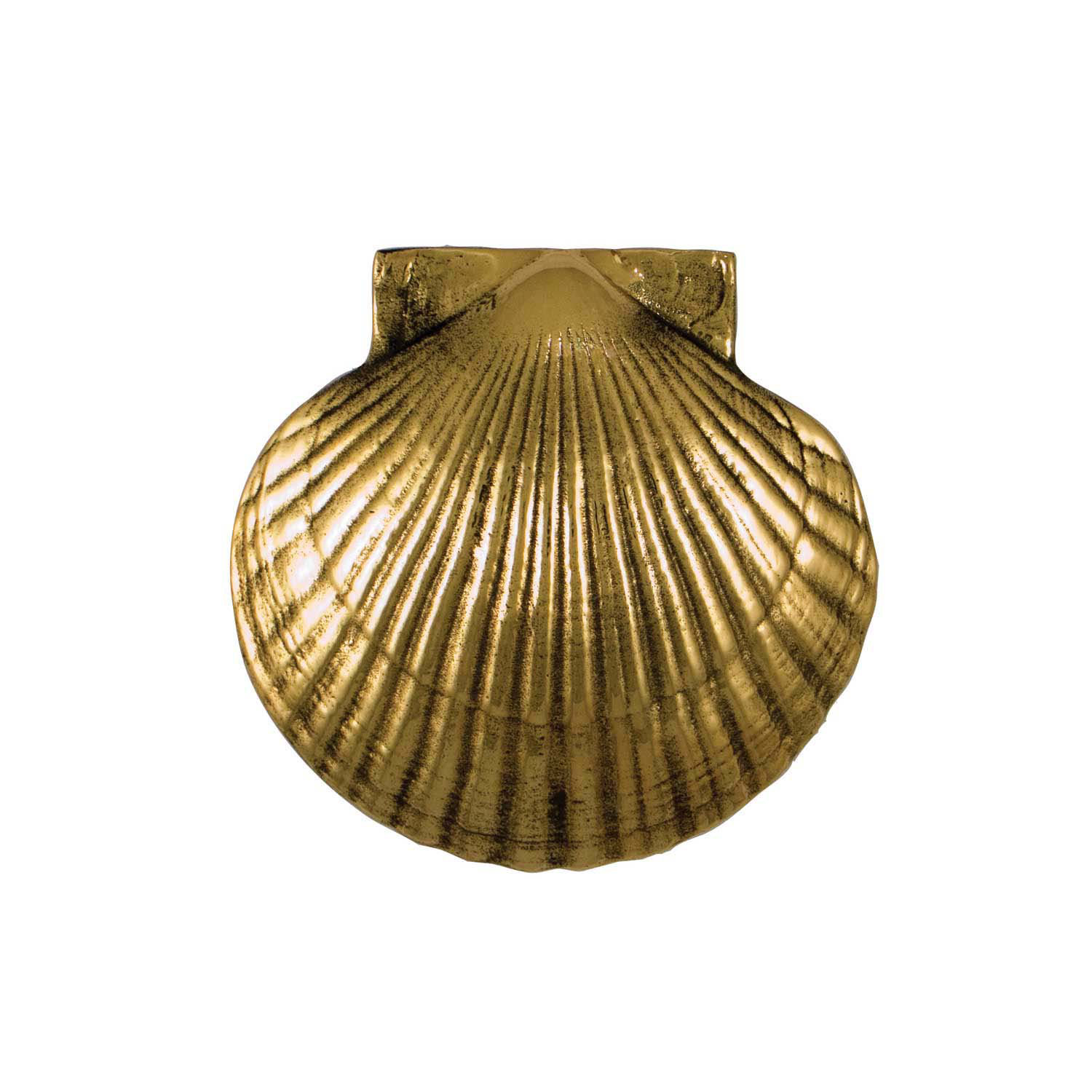 Nickel Solid Brass Shell Door Knocker