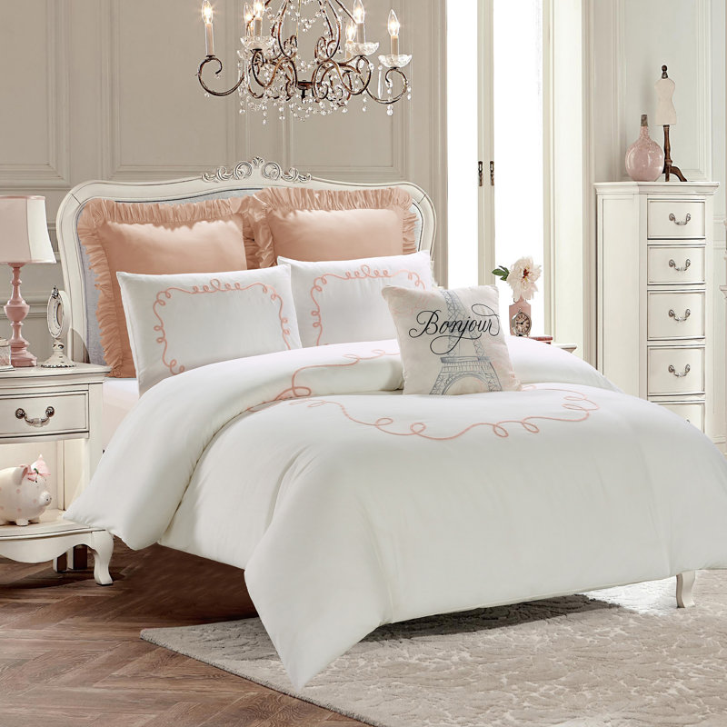 House Of Hampton Alcaraz Embroidered Comforter Set Wayfair