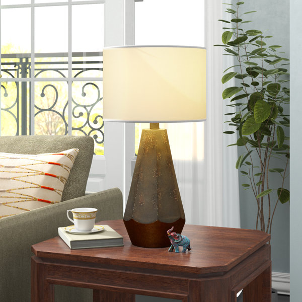 rustic country star lantern table lamp