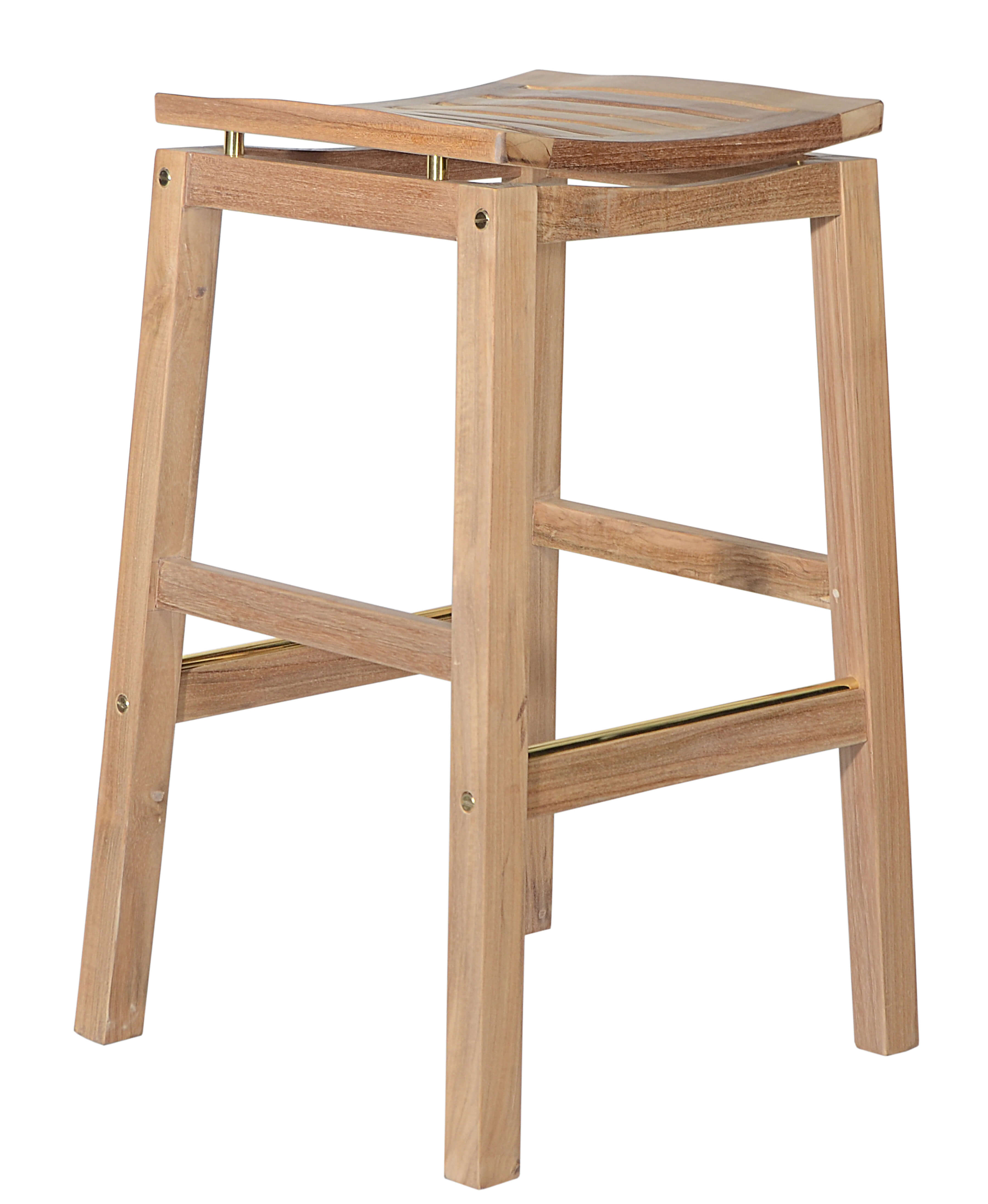 outdoor teak bar cart on Rosecliff Heights Euan 30 Teak Patio Bar Stool Wayfair