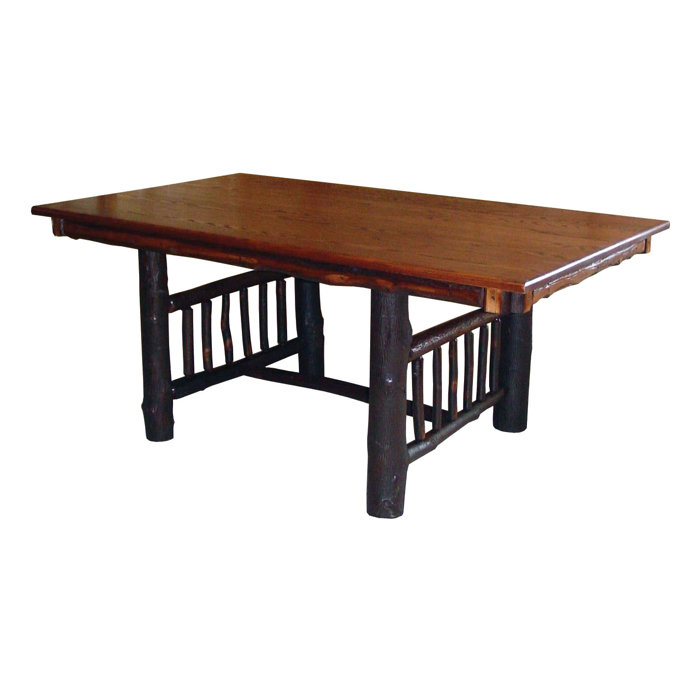 Quillen Trestle Solid Wood Dining Table Quillen Trestle Solid Wood Dining Table