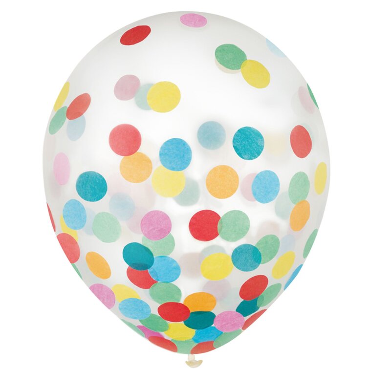 Latex Confetti Balloon Multi-color Wedding Birthday Party Halloween Xmas Decor