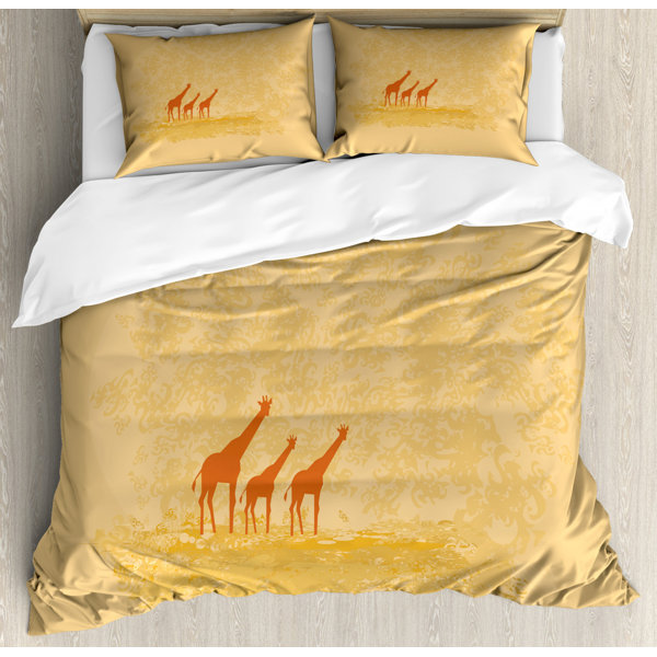 early days giraffe comforter