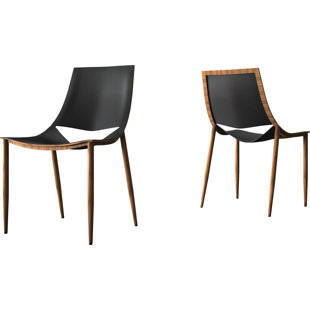Sloane Upholstered Dining Chair by Modloft Black Savings