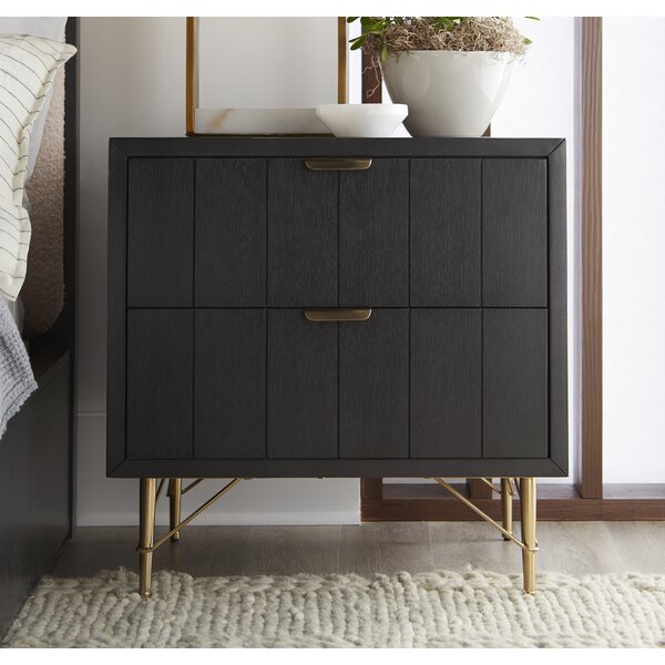 Metallic Nightstand Wayfair