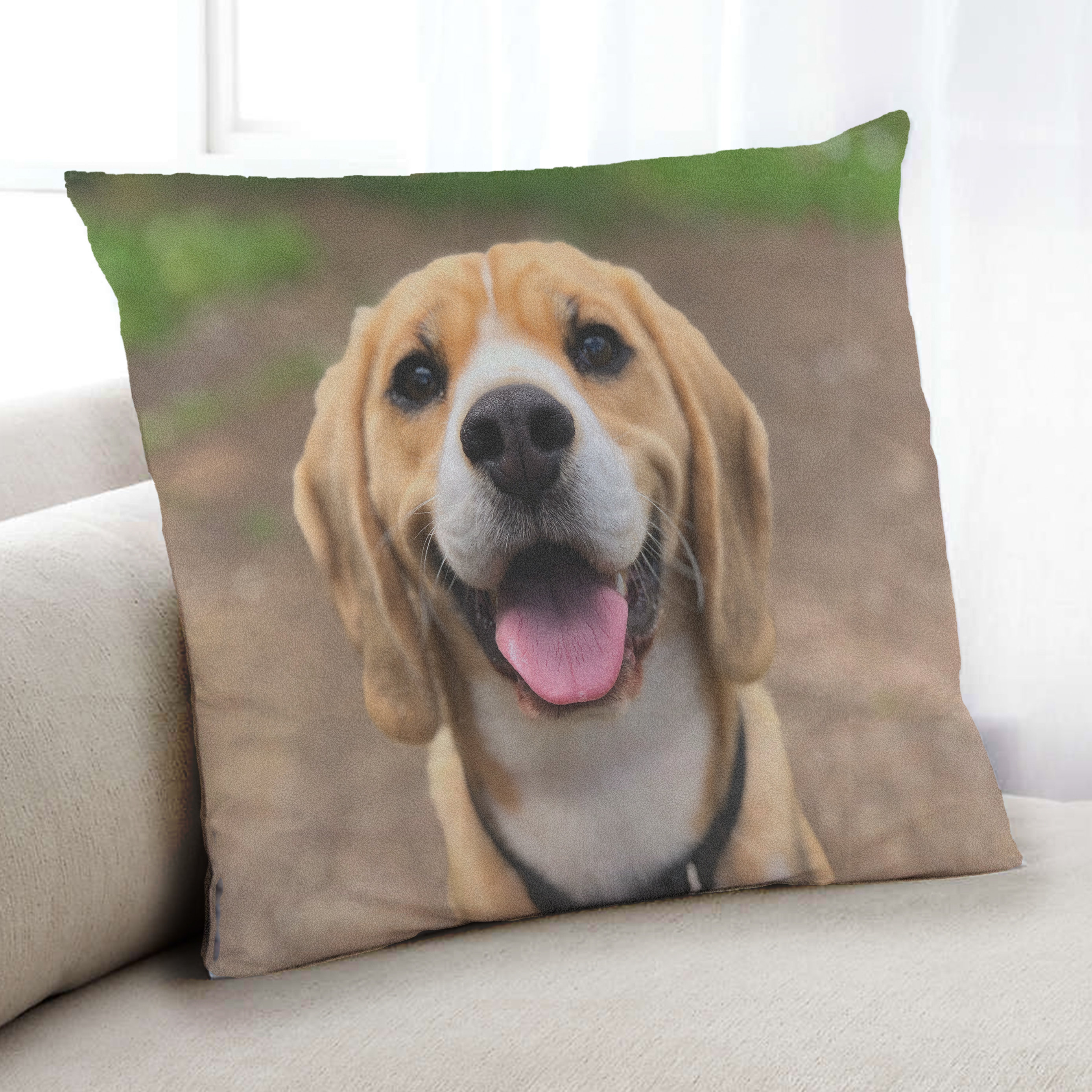 beagle throw pillows