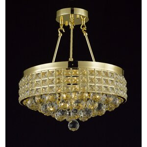 Charvi 4-Light Crystal Chandelier