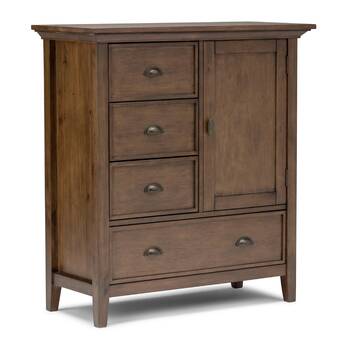 Hooker Furniture Asian 2 Door 1 Drawer Hall Accent Cabinet
