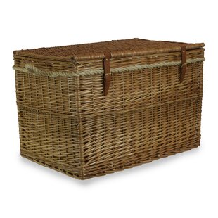 large storage basket with lid uk