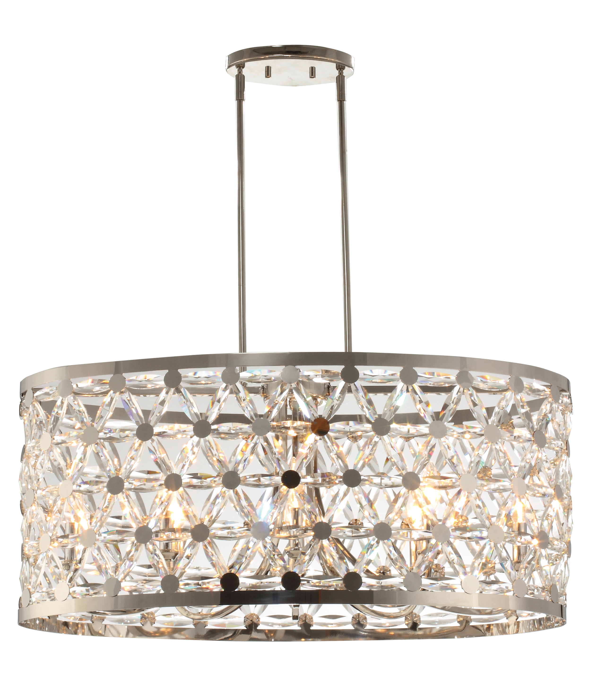 Brayden Studio Scheele 8 Light Unique Statement Drum Chandelier Wayfair