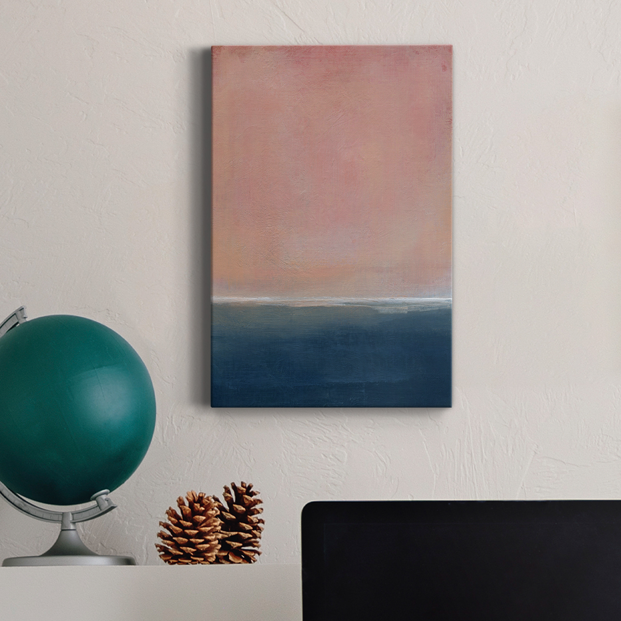 Wrought Studio Sunset Wrapped Canvas Print Wayfair