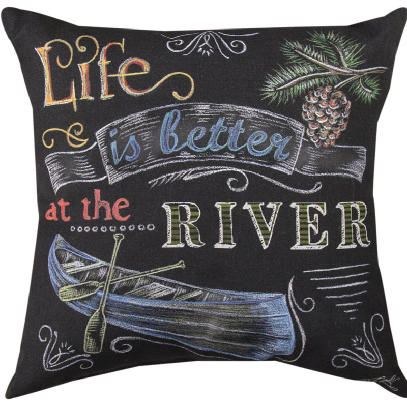 Manual Woodworkers Weavers Life Is Better At The River Throw