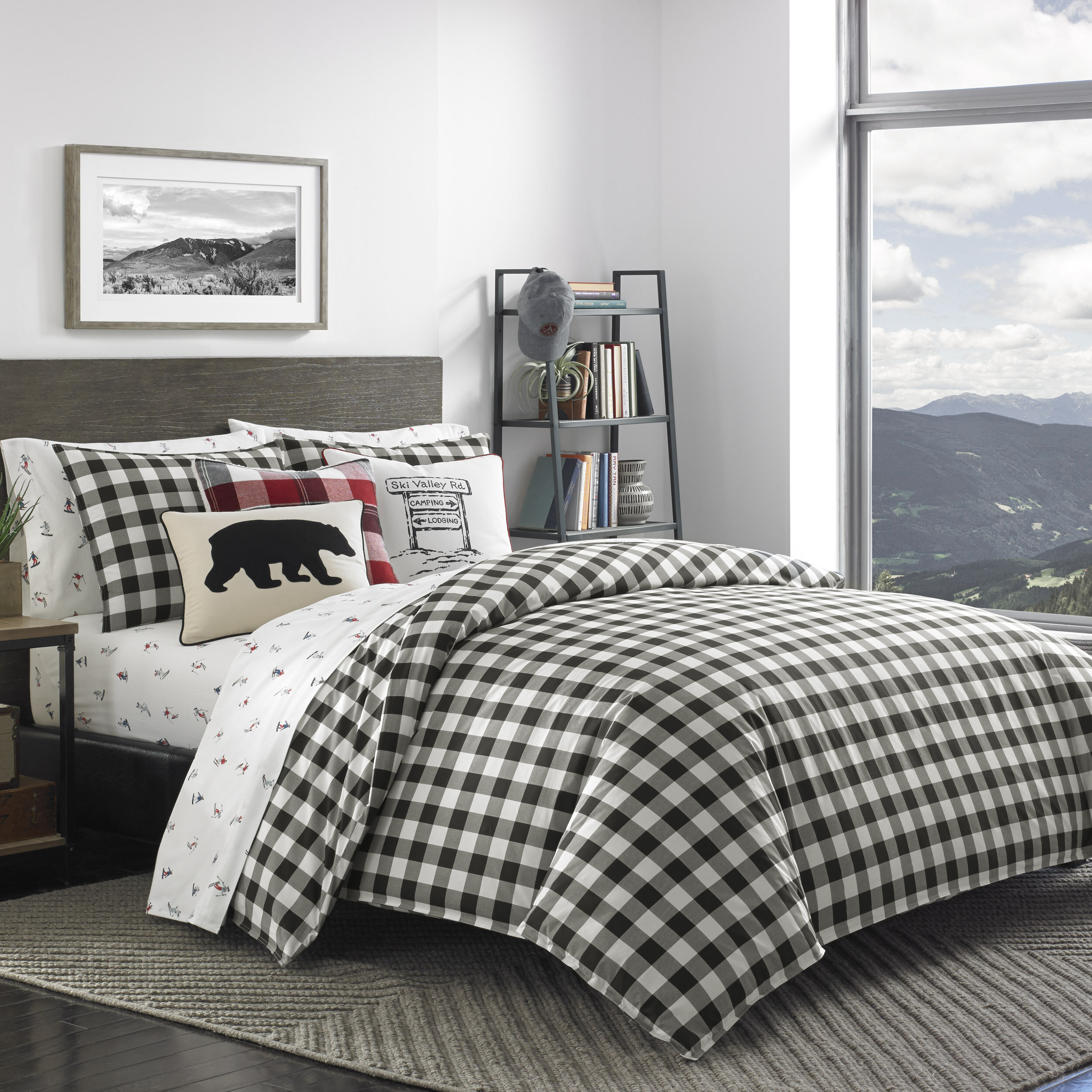 Eddie Bauer Mountain 100 Cotton Reversible Comforter Set