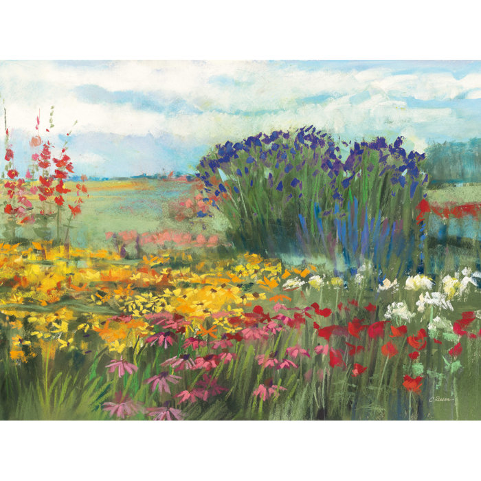 Wildon Home® Garden Border Crop by - Wrapped Canvas Print | Wayfair