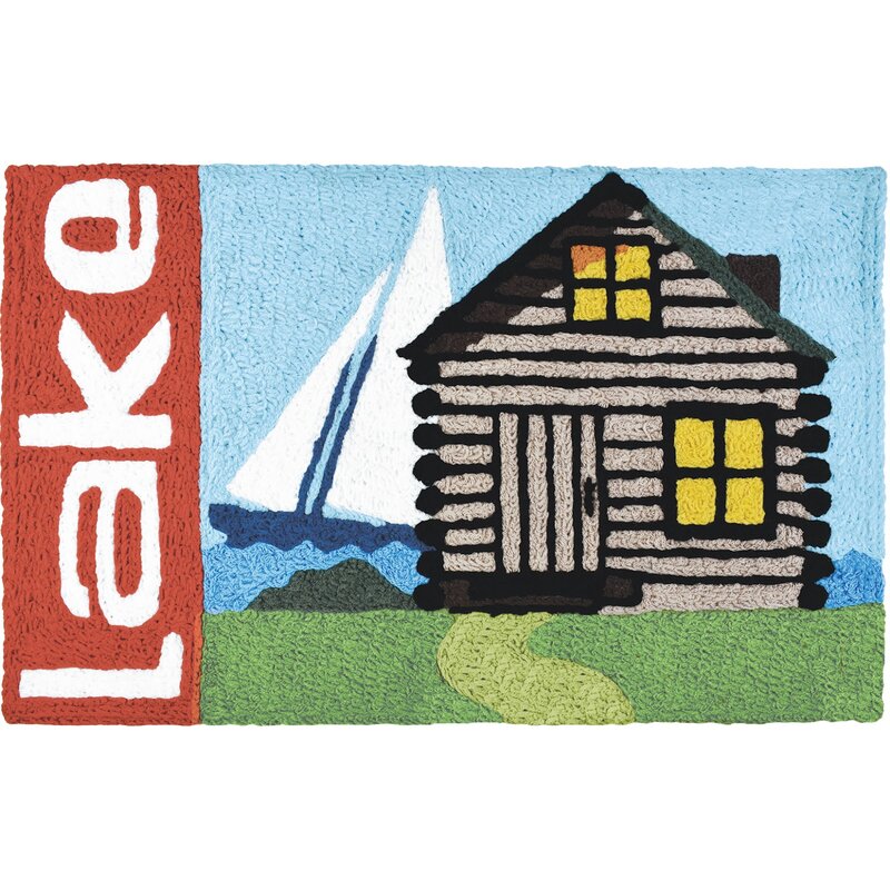 Jellybean Home Garden Lake Cabin Door Mat Wayfair