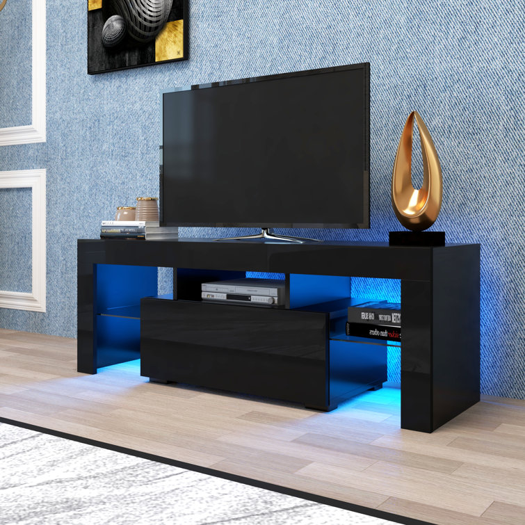 Details about   Gloss Front LED TV Stand Modern LED Living Room Furniture TV Cabinets Design 
